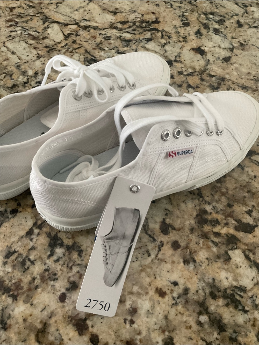 Superga White Canvas Sneakers